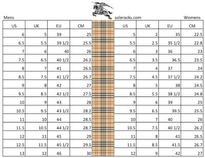 burberry 54 reg c80c|burberry size chart pdf.